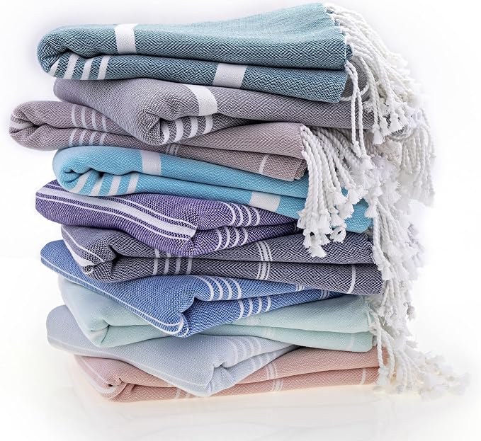 Beach Towel 100% Cotton Turkish Beach Towel Adult 38x70 Inch Pre-washed - Image 6
