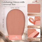 Exfoliating glove for Shower & Exfoliating body scrubber– 100% Vegan Viscose - Image 2