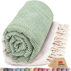 Bazaar Anatolia Turkish Beach Towel 100% Cotton Bath Towels 71x39 Quick Dry by BazaarAnatolia