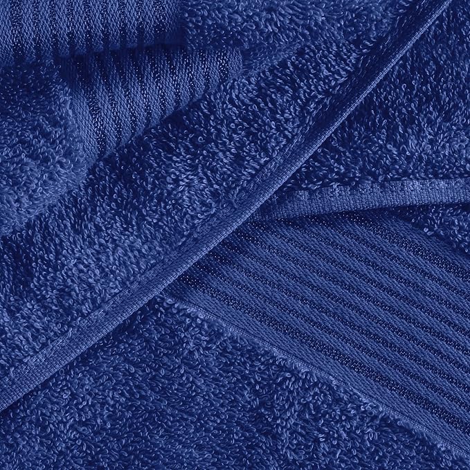 Elvana Home Ultra Soft 6 Pack Cotton Towel Set, Contains 2 Bath Towels 28x55 - Image 2
