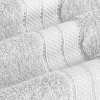 Modern Threads 4-Pack SpunLoft Bath Sheet White 35x71 - Image 4