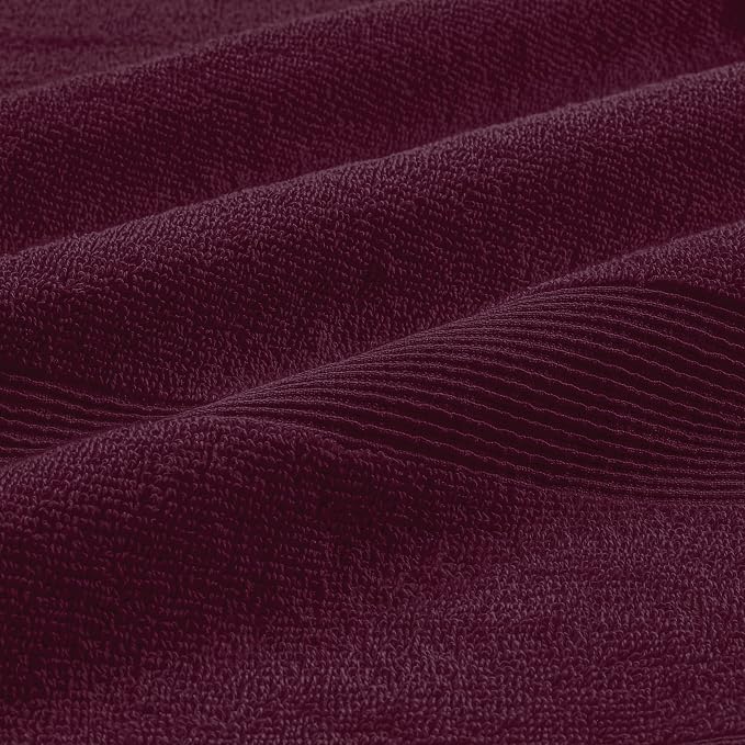 Belizzi Home 8 Piece Towel Set 100% Ring Spun Cotton, 2 Bath Towels 27x54 - Image 2