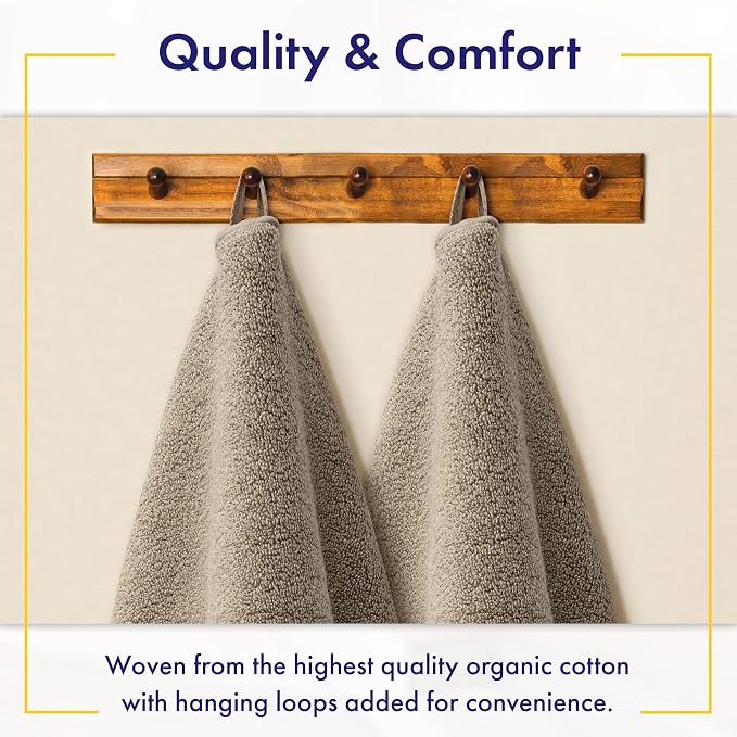 Alusa Home 100% Organic Luxury Bath Sheets - Image 4