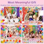 159Pcs Spa Birthday Party Decorations Kit-12 Spa Kits + Birthday - Image 3