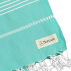 Bersuse Towels Anatolia XL Beach Blanket Throw Blanket Turkish Towel 100% - Image 6