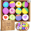 SeasonBliss Bath Bombs for Women, Easter Basket Stuffers, 12 Pack Bubble Shower by Unknown