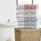 Modern Threads Monroe 6-Piece 100% Cotton Towel Set – Reversible Yarn Dyed - Image 4