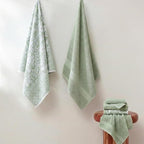 Modern Threads Botanical Vine 6-Piece 100% Cotton Towel Set – Reversible Yarn - Image 2