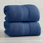 NY Loft 100% Cotton 2 Pack Bath Sheet Towel Set | Super Soft & Absorbent - Image 7