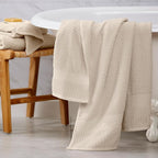 NY Loft 100% Cotton Bath Towel 4 Pack | Super Soft & Absorbent Quick-Dry Bath - Image 8