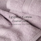 SUPERIOR Egyptian Cotton Pile 6 Piece Towel Set, Includes 2 Bath, 2 Hand - Image 5