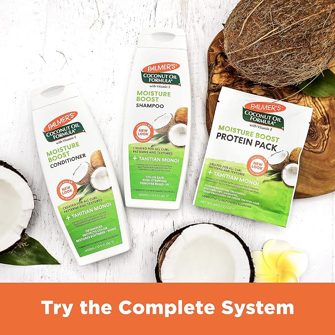 Palmer's Coconut Oil Formula Moisture Boost Protein Pack, Hair Treatment - Image 12