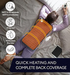 GENIANI Electric Heating Pad for Back Pain & Cramps Relief, Electric Throw - Image 8