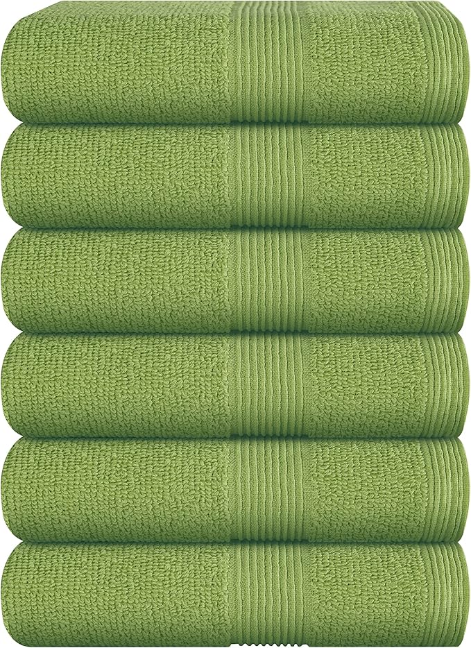 Belizzi Home Ultra Soft 6-Piece Hand Towel Set 16x28-100% Ringspun Cotton by Unknown