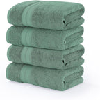Modern Threads 4-Pack SpunLoft Bath Sheet Eucalyptus 35x66 by ModernThreads
