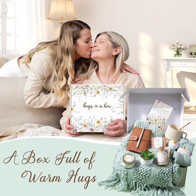 Gifts for Women, Get Well Soon Self Care Package Box, Sending Hug Baskets - Image 7