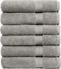 Pleasant Home Bath Towels Set of 6 100% Cotton, 515 GSM | Lightweight, Soft & by PH+Pleasant+Home