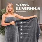 White Classic Luxury Soft Bath Sheet Towels - Image 6