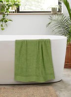 GLAMBURG 100% Cotton 2 Pack Oversized Bath Towel Set 28x55 Inches, Ultra Soft - Image 5