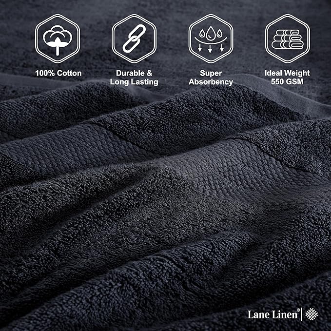 LANE LINEN Bath Towels Large - Image 6