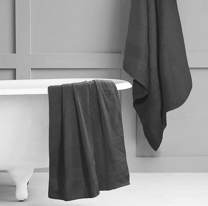Belizzi Home Premium Cotton Oversized 2 Pack Bath Sheet 35x70-100% Pure Cotton - Image 4
