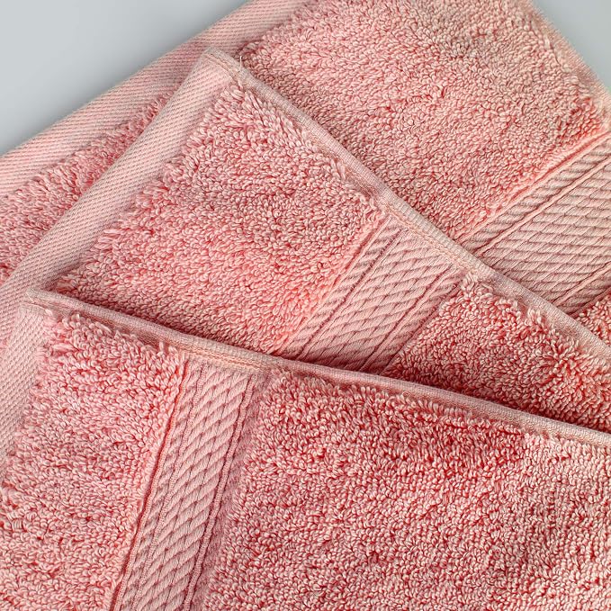 SUPERIOR Egyptian Cotton Pile 8 Piece Towel Set, Includes 2 Bath, 2 Hand - Image 8