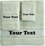 Personalize Your Towels with Custom Embroidery: Names, and Initials. Perfect - Image 2