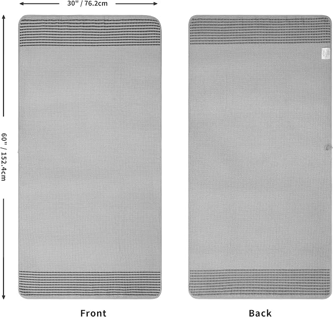 MICROFI New Microfiber Waffle Bath Towels, 2 Pieces, Fast Drying, Lint Free 430 - Image 4
