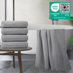 POLYTE 430 GSM Microfiber Oversize Quick Dry Lint Free Bath Towel, 60 x 30 in - Image 2
