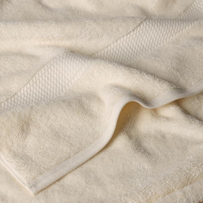 SUPERIOR Egyptian Cotton Pile 6 Piece Towel Set, Includes 2 Bath, 2 Hand - Image 4