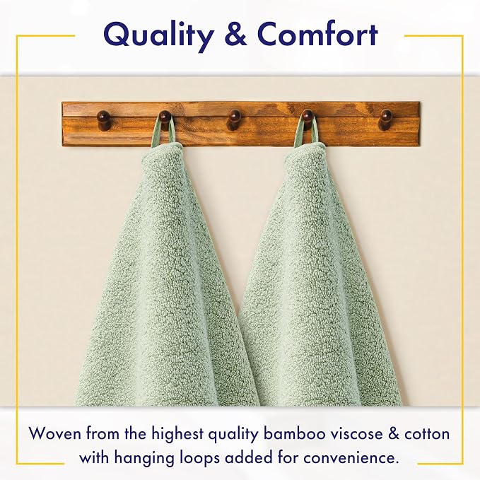 Alusa Home Ultra Soft & Plush Viscose from Bamboo Bath Sheets - Image 4