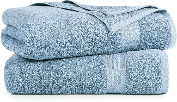 LANE LINEN 100% Ring Spun Cotton Bath Sheets - Image 2