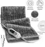 GENIANI Electric Heating Pad for Back Pain & Cramps Relief, Electric Throw - Image 4