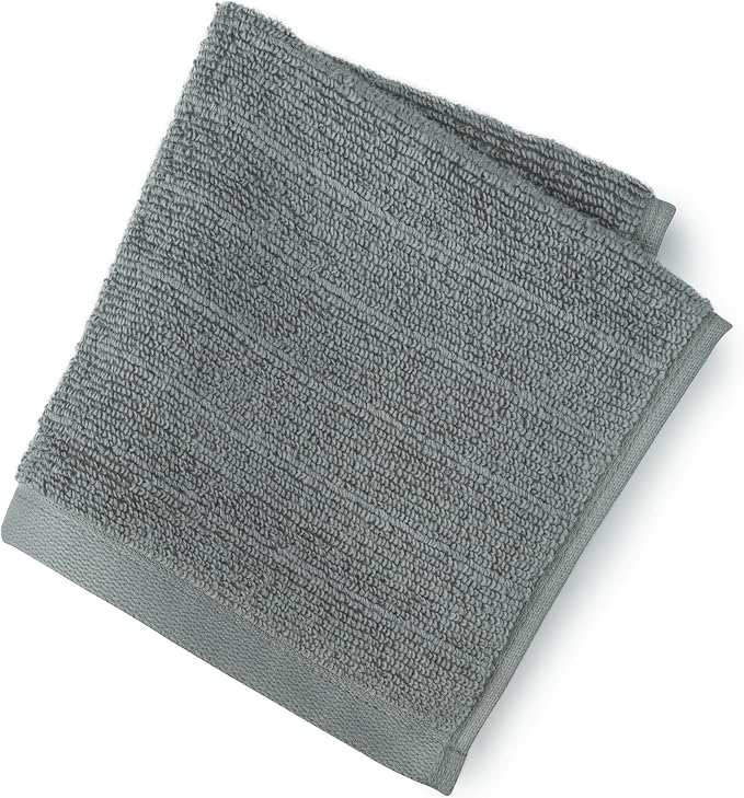 Welhome James 100% Cotton Textured Stripe Towels - Image 2
