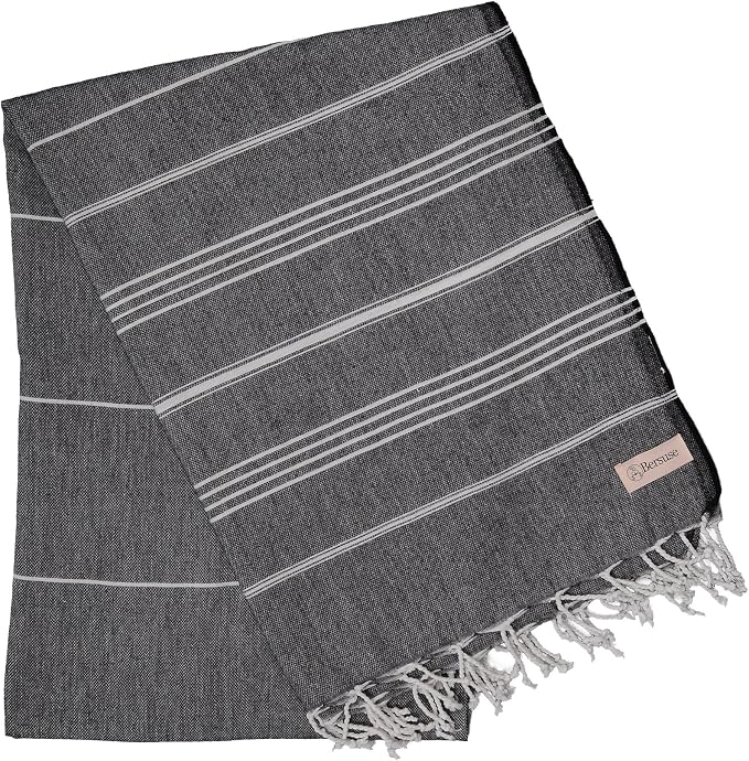 Bersuse Towels Anatolia XL Beach Blanket Throw Blanket Turkish Towel 100% - Image 7