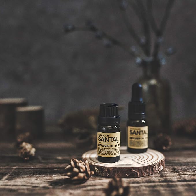 sesneslabs Santal Diffuser Oil, Niche Scent, Amber Coco Vanilla Cedar - Image 6