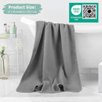 Microfiber Waffle Bath Towels, 4 Pieces, Fast Drying, Lint Free 430 GSM - Image 5
