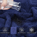 Cotton Paradise 100% Cotton 40x80 Oversized Bath Sheet, Extra Large Turkish - Image 4