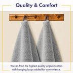 Alusa Home 100% Organic Zero-Twist Cotton Towels - Image 4