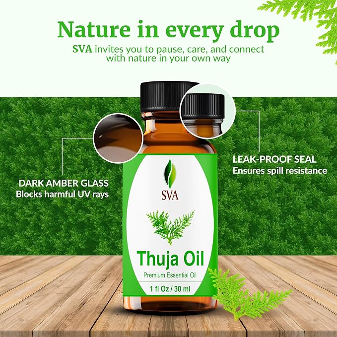 SVA Thuja Essential Oil – 1 Fl Oz – 100% Natural Thuja Oil - Image 7