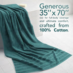 American Soft Linen 35x70 Jumbo Large Bath Towel, 600 GSM 100% Cotton Turkish - Image 2