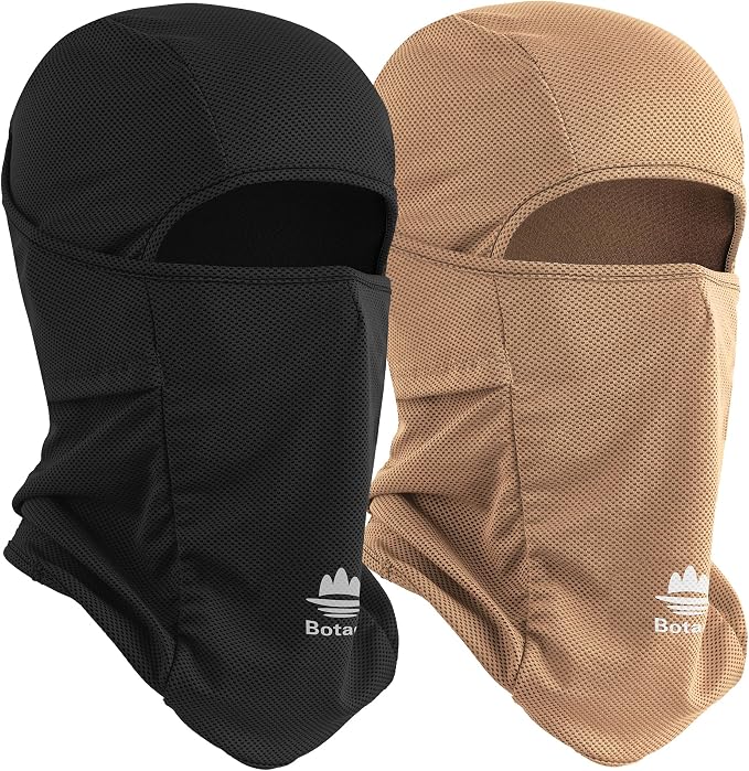 Balaclava Face Mask Sun UV Protection Breathable Full Head Mask by Botack