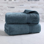 Superior Egyptian Cotton 2-Piece Bath Sheet Towel Set, Oversized Body Towels - Image 2