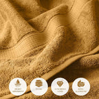 Superior Egyptian Cotton Pile 3-Piece Towel Set, Includes 1 Bath, 1 Hand - Image 6