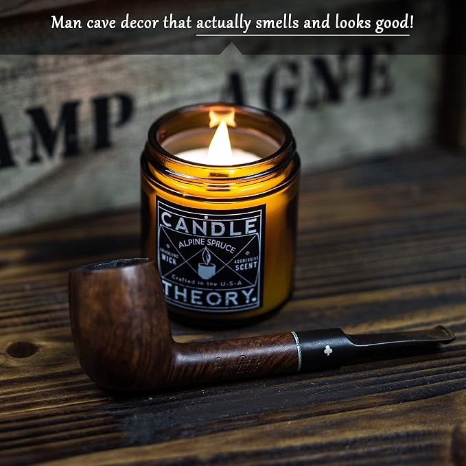 Scented Candle Gift Set with Crackling Wood Wicks 3, 4oz Candles, Misty Falls - Image 2