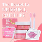 6-in-1 Lip Care Kit With Lip Sleeping Mask, Silicone Brush, Sugar Lip Scrub - Image 2