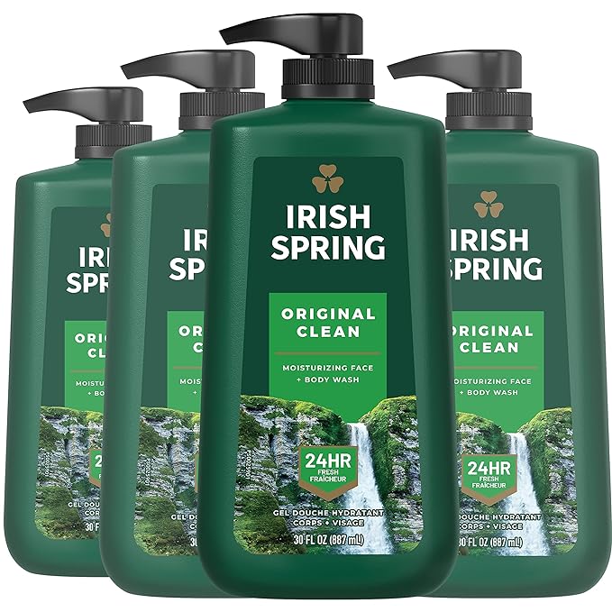 Irish Spring Original Clean Body Wash, 30 Oz Pump by IrishSpring