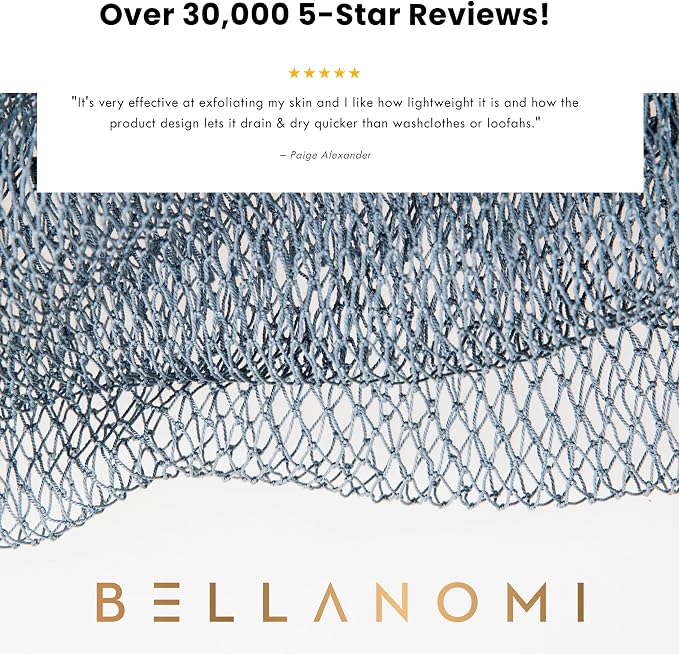 BELLANOMI African Exfoliating Net Sponge, Ethically sourced from Nigeria - Image 3