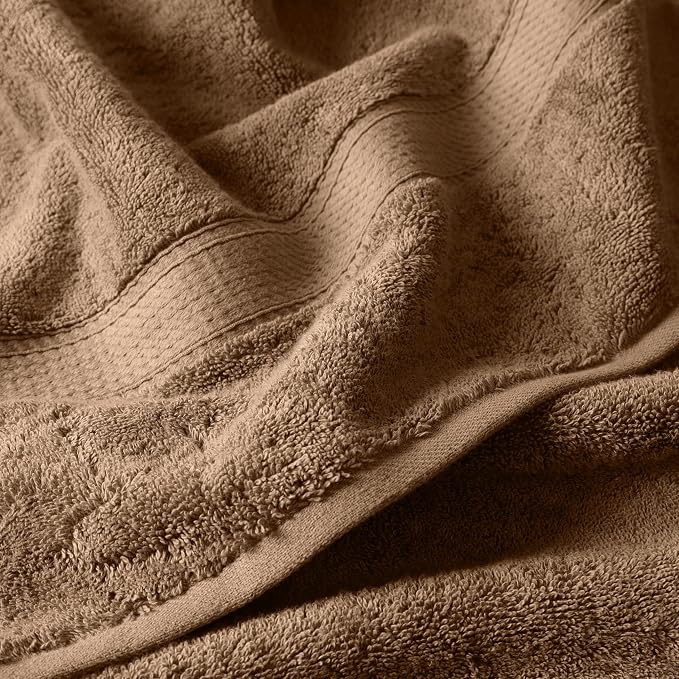 SUPERIOR Egyptian Cotton Pile 6 Piece Towel Set, Includes 2 Bath, 2 Hand - Image 4