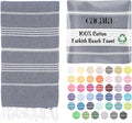Cacala Lightweight and Thin Turkish Beach Towel 100% Cotton Sand-Free and by Cacala